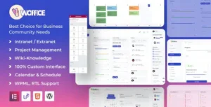 Woffice Theme Intranet, Extranet & Project Management